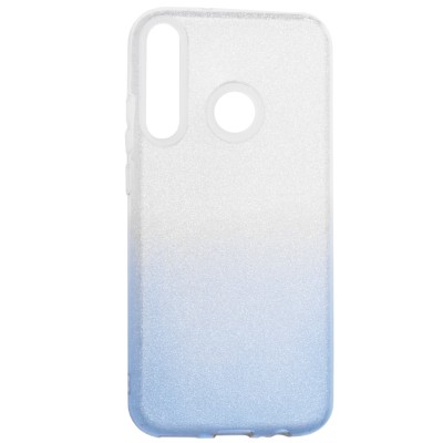 Husa HUAWEI P40 Lite E - Forcell Shining (Argintiu/Albastru) foto