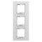 Rama Ornament 3P verticala LUX Gewiss Chorus alb GW16227TB