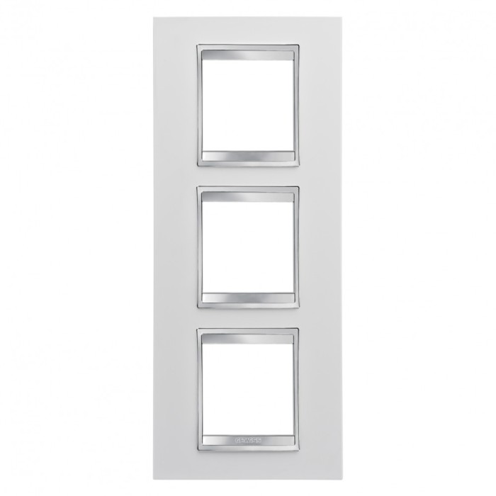 Rama Ornament 3P verticala LUX Gewiss Chorus alb GW16227TB