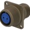 Conector circular 14S, 2 pini, mamă