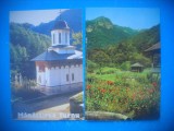 HOPCT LOT 4046 - 2 CARTI POSTALE-MANASTIREA TURNU -JUD VALCEA-NECIRCULATE, Necirculata, Printata