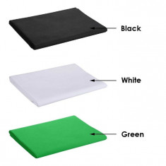 Fundal studio panza 1.6m x 3m alb,negru sau verde (green screen) foto