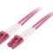 Patch cord fibră OM4 LC/UPC 10m LSZH
