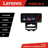 Navigatie dedicata Lenovo Pro 12.3" QLED Hyundai IX20 2010-2018 8GB+256GB 4G GPS Carplay Android Auto Multimedia Auto