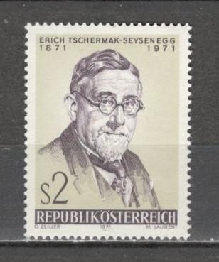Austria.1971 100 ani nastere E.Tschermak-Seysenegg-botanist MA.727
