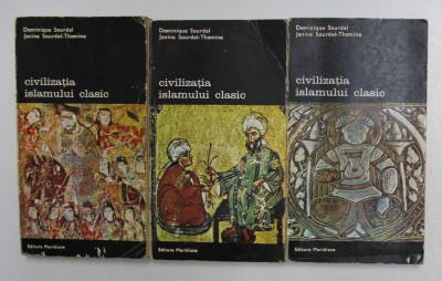 CIVILIZATIA ISLAMULUI CLASIC- DOMINIQUE SOURRDEL / JANINE SOURDEL THOMINE - BUC.1975 VOL.I-III foto