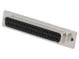 Conector D-Sub 37 pini mamă pe cablu fără contacte, TE Connectivity