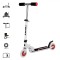 Trotinetă Aluminiu X-Sport, Ghidon Reglabil 72-82 cm, Roți PU 135 mm, Alb-Negru