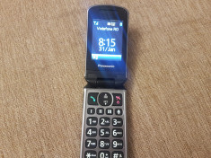 Telefon Varstnici Clapeta Panasonic KX-TU327 Black Liber retea Livrare gratuita! foto