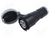 Conector alimentare AC, IEC 60309, IP69K, 32A, 500V AC, 4 pini, AMPHENOL - 2CMA166606R1000