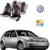 Huse scaune dedicate VW GOLF 1998 - 2005 Premium insertii piele