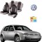 Huse scaune dedicate VW GOLF 1998 - 2005 Premium insertii piele