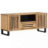 VidaXL Dulap TV, 100x34x46 cm, lemn masiv mango brut