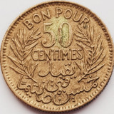 2968 Tunisia 50 centimes 1941 Chambers of Commerce Coinage 1360 km 246, Africa