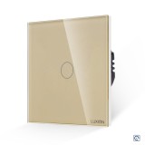 Intrerupator Simplu cu Revenire Curent Continuu 12/24V cu Touch din Sticla LUXION