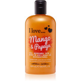 Cumpara ieftin I love... Mango &amp; Papaya cremă de duș și baie 500 ml, I love...