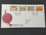 Anglia 1986 - 900 de ani de la Domesday Book, serie pe FDC