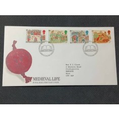 Anglia 1986 - 900 de ani de la Domesday Book, serie pe FDC