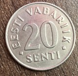 C50 - Moneda foarte veche - Estonia - 20 senti - 2006