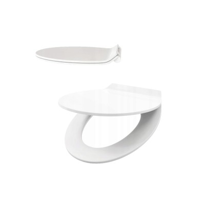 Capac wc super slim, inchidere silentioasa, duroplast, Sepio foto