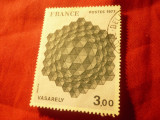 Timbru Franta 1977 - Pictura Vasarely , stampilat
