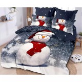 Cumpara ieftin Lenjerie de Pat Bumbac Finet de Craciun, 1 Persoana - PUC219