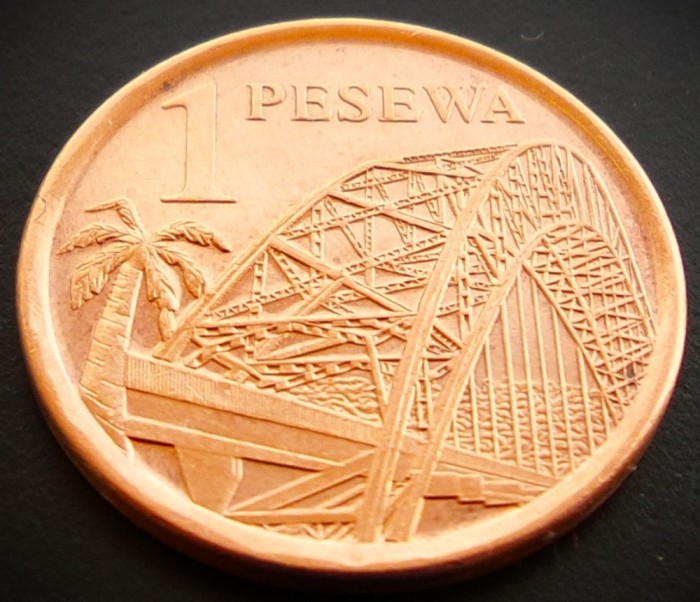 Moneda exotica 1 PESEWA - GHANA, anul 2007 * cod 5423 = A.UNC