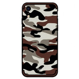 Cumpara ieftin Husa iPhone XR Camouflage Pattern Maro Inchis NXE