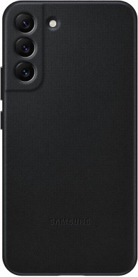 Galaxy S22 Plus; Leather Cover; Black foto