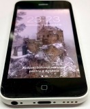 IPhone 5C perfect funcțional + iPhone 5C sticlă spartă, Alb