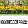 Gossi borduri de gazon, 17 buc., negru, 10 m, pp