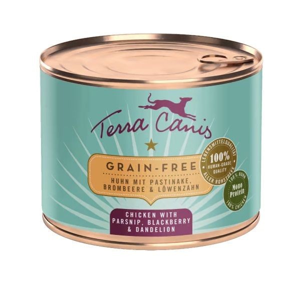 Terra Canis Grain-free &iuml;&raquo;&iquest;Chicken with parsnip, blackberry &amp;amp; dandelion 200 g