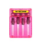 NITECORE Q4 &Icirc;ncărcător rapid cu 4 canale 2A pentru IMR Li-ion-Culoare Roz
