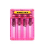 NITECORE Q4 &Icirc;ncărcător rapid cu 4 canale 2A pentru IMR Li-ion-Culoare Roz