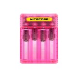 NITECORE Q4 &Icirc;ncărcător rapid cu 4 canale 2A pentru IMR Li-ion-Culoare Roz