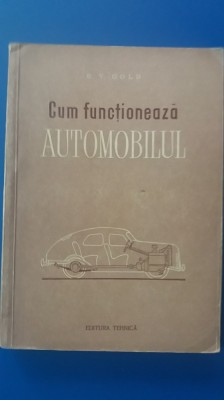 myh 35s - BV Gold - Cum functioneaza automobilul - ed 1956 foto