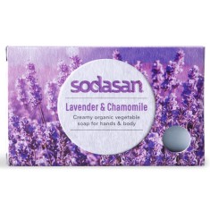 Sapun crema bio lavanda si musetel 100g SODASAN