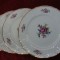 SET / SERVICIU 5 FARFURII INTINSE CU MODEL IN RELIEF DIN PORTELAN BOHEMIA ,, BERNADOTTE,,