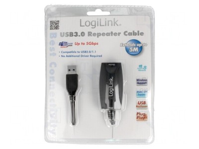 Repeater USB 3.0 5m Negru foto