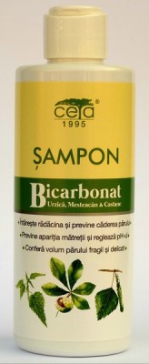 Sampon cu bicarbonat, urzica,mesteacan,castane si fosfolipide 200ml ceta foto