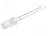 Dioda LED, 5mm, portocalie, 750...1120mcd, 20mA, 1,8...2,6V DC, OPTOSUPPLY - OSOOP25T51A