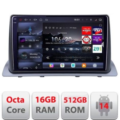 Navigatie Honda CR-V 2023- Qled 2K Octa Core 16+512 LTE 4G DSP Wifi 5Ghz android auto carplay radio gps internet kit-crv2023+EDT-E810-2K CarStore Tech foto