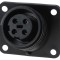 Conector Circular Soclu Mamă 4 PIN Buccaneer 900 Nichelat