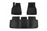 Manusi de cauciuc specifice potrivite pentru Tesla Model S Liftback dupa 2021, set de 3 piese, culoare neagra, cu garantie de 24 de luni Performance A