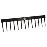 Grebla pentru frunze, gradina, fara coada, PVC, 13 dinti,&nbsp;Strend Pro GartenVIP DiyLine