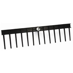 Grebla pentru frunze, gradina, fara coada, PVC, 13 dinti, Strend Pro GartenVIP DiyLine foto