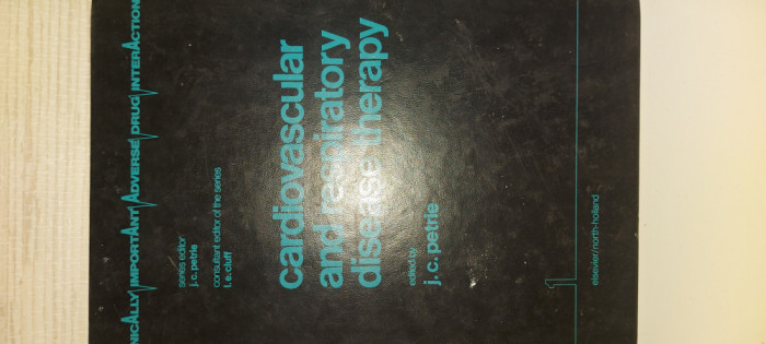 Cardiovascular and Respiratory Disease Therapy 1980 vol 1