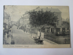 Carte postala Galati-Strada Domneasca circulata cca 1904 foto