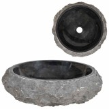 Cumpara ieftin Chiuvetă, negru, 40 x 12 cm, marmură
