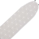 Husă pentru masă de călcat, Bumbac, Bej cu flori albe, 130x46cm, CMCLASS